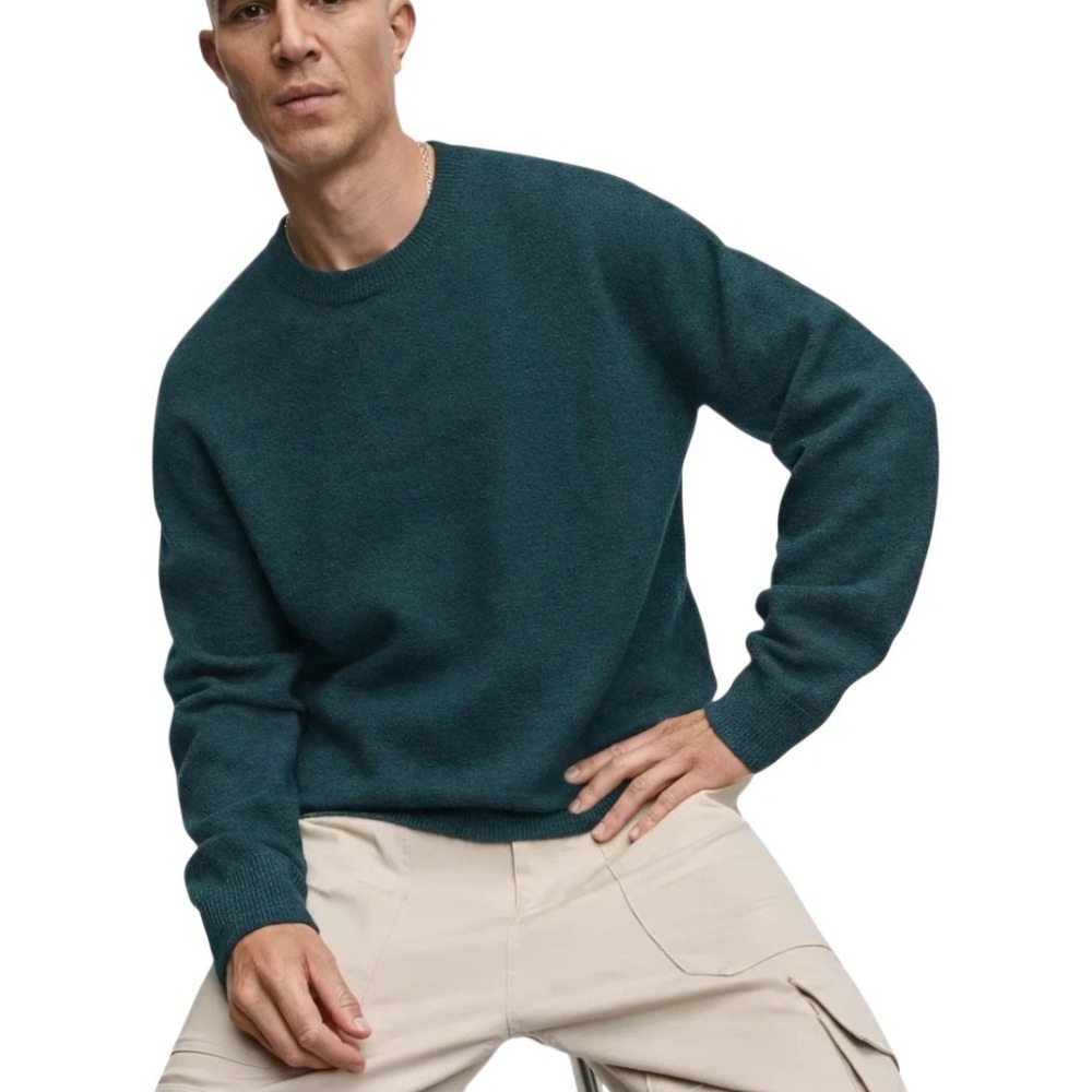 Mode of One Mens Relaxed Fit‎ Cozy All Seasons Sweater Deep Malachite XXL NEW